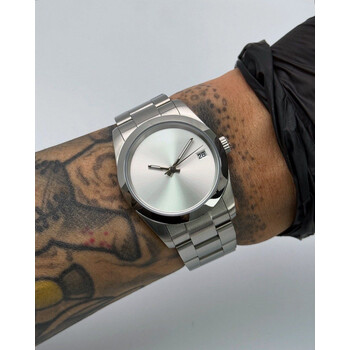 Custom Seiko Mod • Silver Sterile Datejust • 36mm
